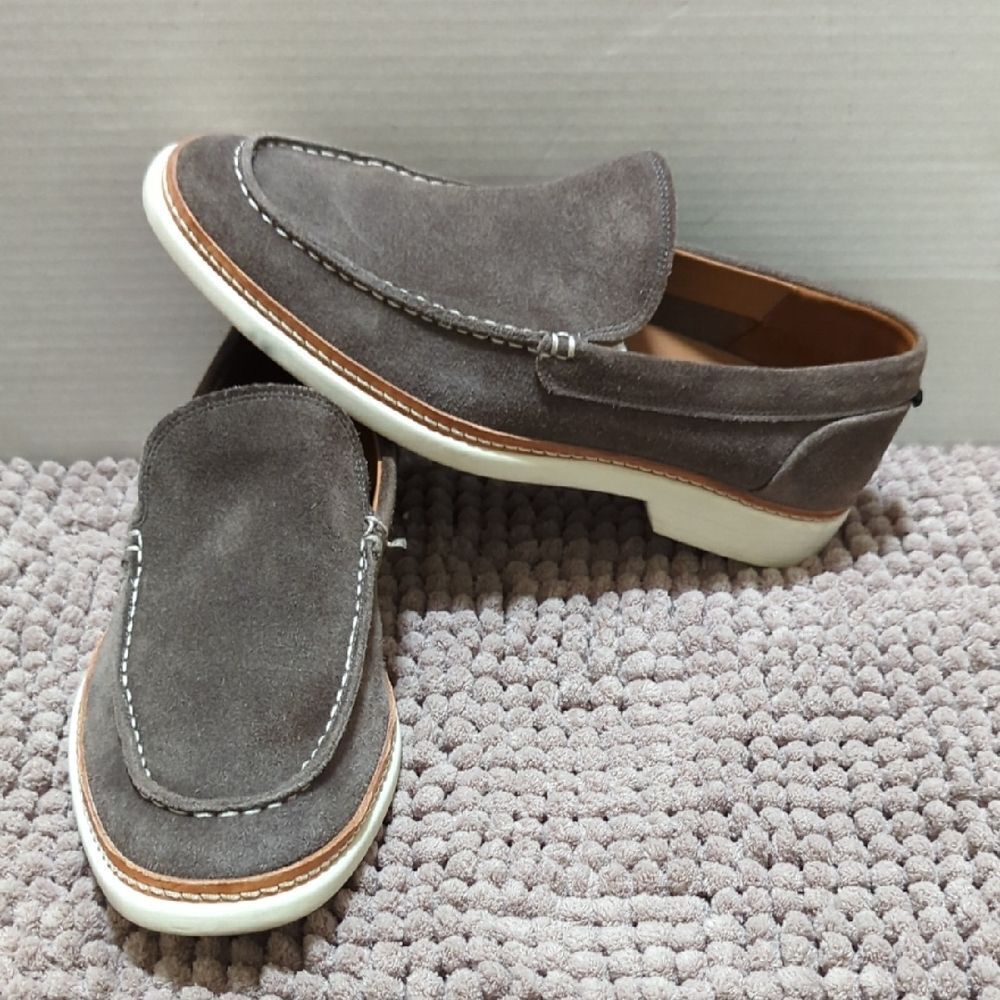 Allen Edmonds Venetian Wilder Brown Suede Men's Loafers Size 10 3e